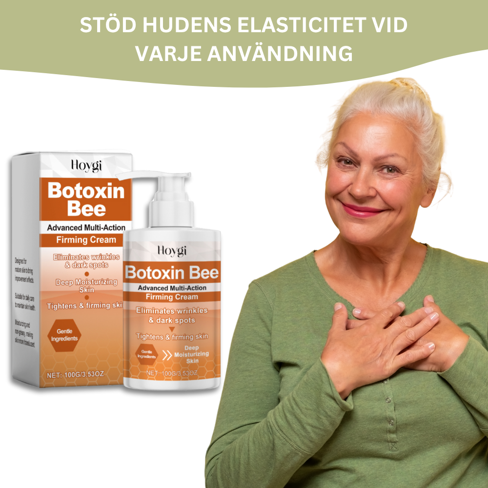 BeeFirm® | Mild Förtätande Kräm med Bi-Getinggift för Slapp Hud på Armarna SE