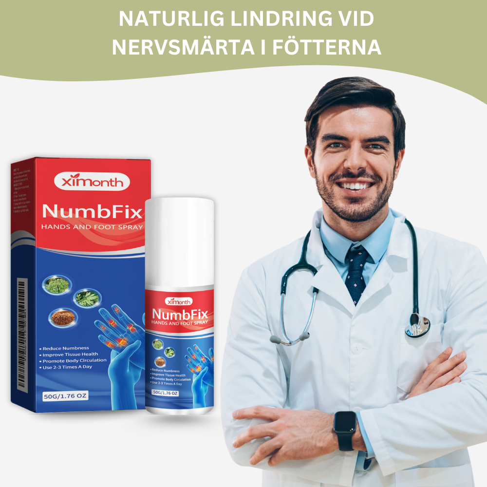 NeuroCalm® | Fotneuropati och Domningar Lättnadsspray – Snabb och Effektiv Lindring SE