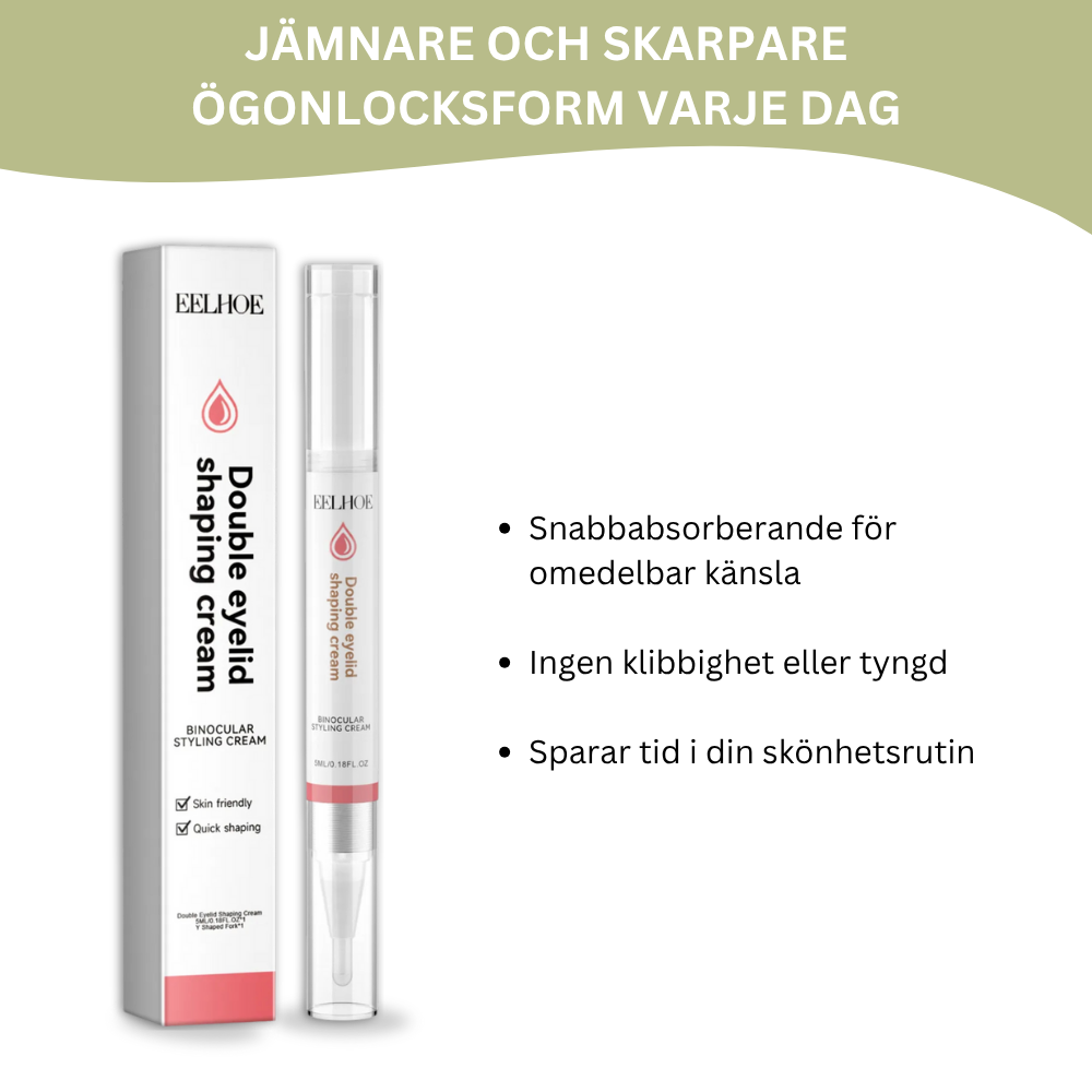 LidLift® | Mild Ögonlockslyftande Kräm för Fastare och Lyftande Dubbelögonlock SE