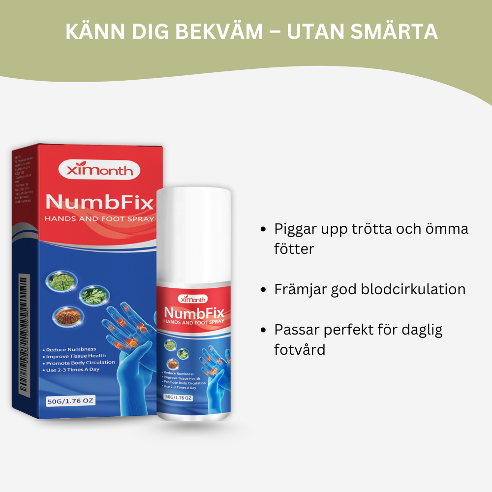 NeuroCalm® | Fotneuropati och Domningar Lättnadsspray – Snabb och Effektiv Lindring SE