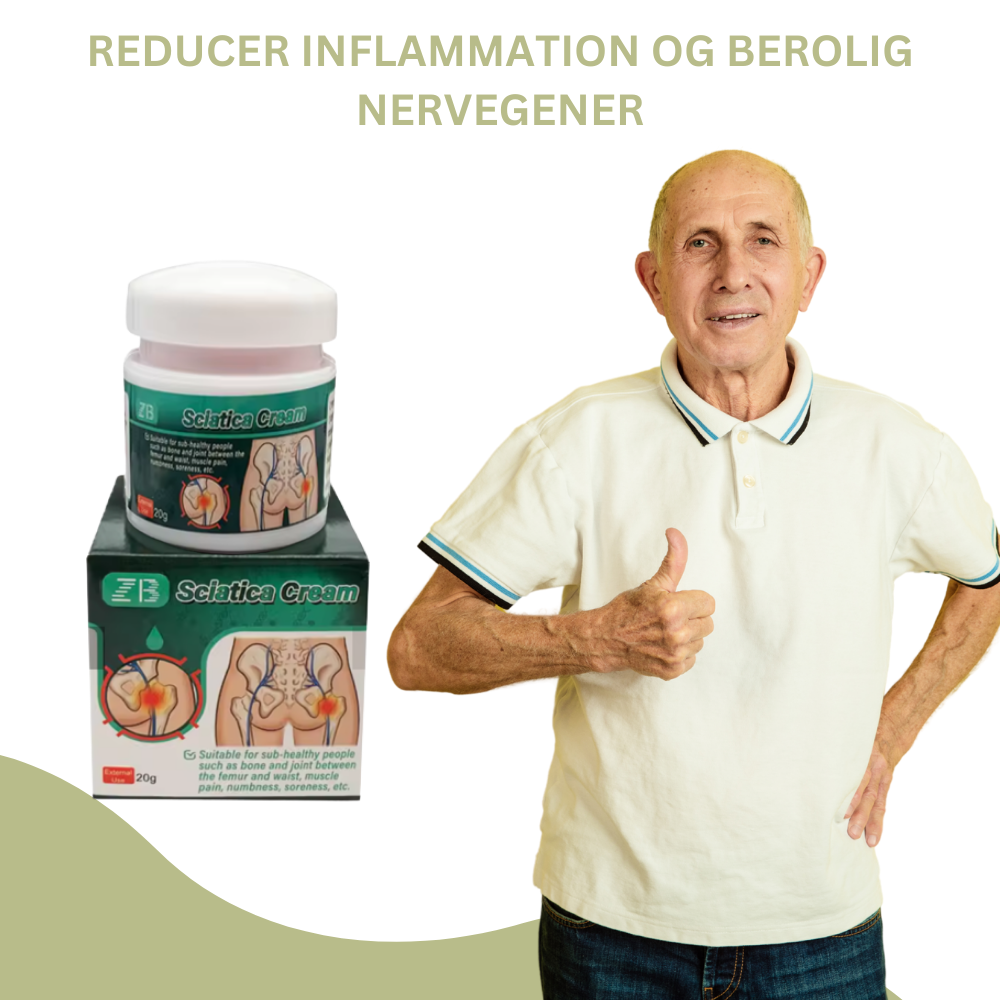 SciaAid® | Sciatica Smerte Lindre Creme DK