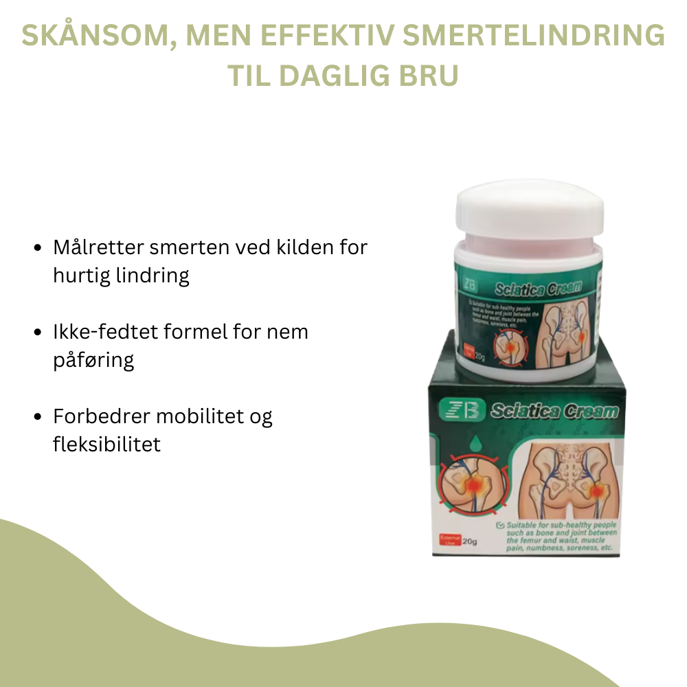 SciaAid® | Sciatica Smerte Lindre Creme DK