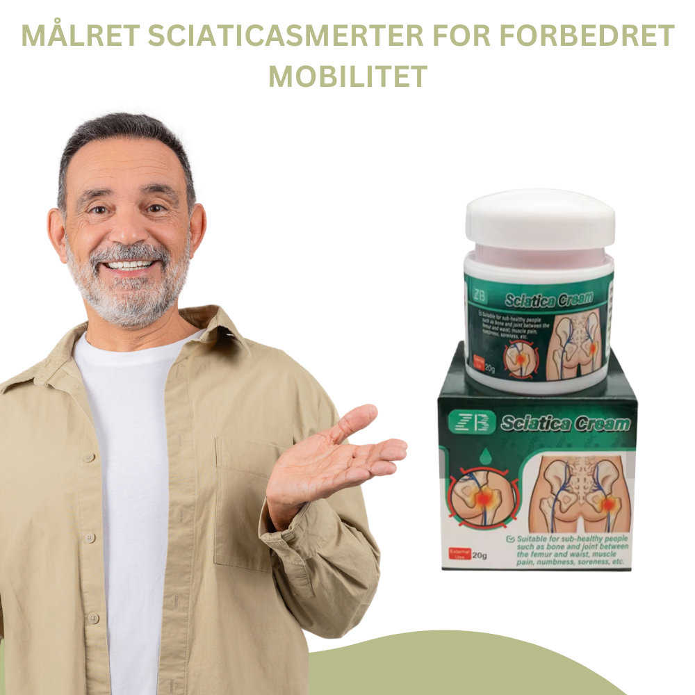 SciaAid® | Sciatica Smerte Lindre Creme DK